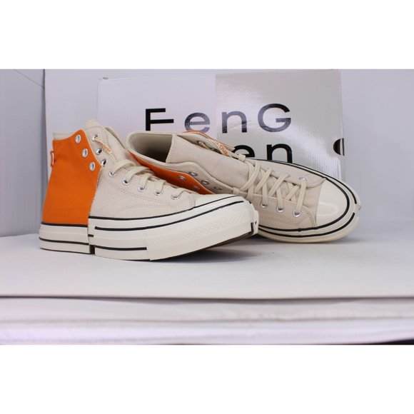 Men's Chuck 70 2 in 1 Hi Persimmon Orange 169840C - Picture 3 of 8